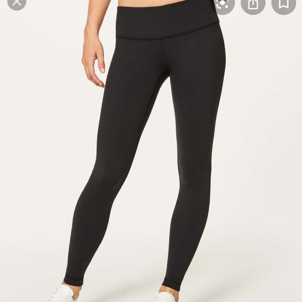 lululemon black leggings size 2
